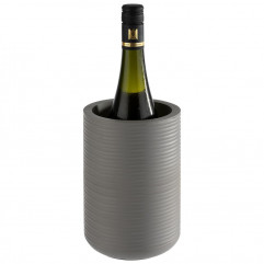 Chladič ELEMENT víno Ø 13/10 cm, výška: 19,5 cm beton, farba šedá