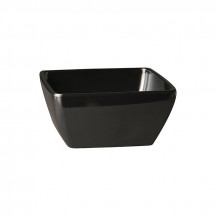 Miska FRIENDLY BOWL 12,5 x 12,5 cm, výška: 6,5 cm PET, farba čierna 0,4 lt recyklovaný materiál