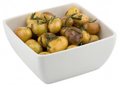 Miska FRIENDLY 19  x 19 cm, výška: 9 cm PET, farba biela 1,5 l recyklovaný materiál