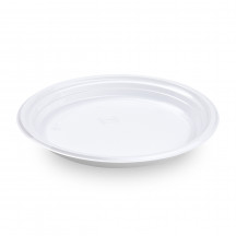 Tanier (PP) Reware Dinner ECONOMY vratný biely Ø22cm [100 ks]