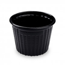Miska (PP) Reware Snack opakovane použiteľná čierna Ø115mm 520ml [25 ks]