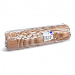 Papierová miska (PAP FSC Mix/PE) kraft Ø150mm 750ml [50 ks]
