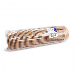 Papierová miska (PAP FSC Mix/PE) kraft Ø150mm 500ml [50 ks]