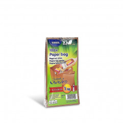 Papierové vrecko (FSC Mix) s bočným skladom hnedé 12+5 x 24 cm `1kg` [100 ks]