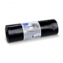 Vrece na odpadky (LDPE) zaťahovacie čierne 70 x 100 cm 120L [25 ks]