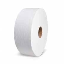 Toaletný papier (Tissue) 2vrstvý s ražbou biely `JUMBO` Ø23cm 170m [6 ks]