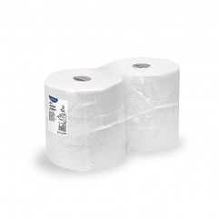 Toaletný papier (FSC Mix) 2vrstvý biely `JUMBO` Ø23cm 170m 755 útržkov [6 ks]