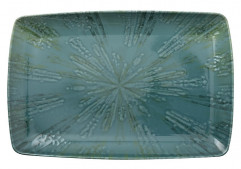 Podnos hranatý 35x22 cm Fusion Blue, porcelán