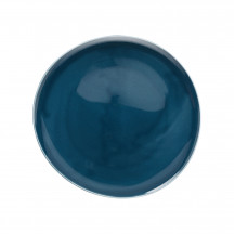 Tanier plytký Junto Ocean Blue 27 cm porcelán modrý, relief zo spodu