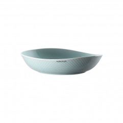 Tanier hlboký Junto Opal Green 25 cm porcelán zelený, relief zo spodu