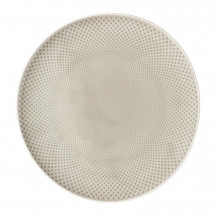 Tanier plytký Junto Pearl Grey 32 cm porcelán perleťovo sivý, relief spodok/vrch