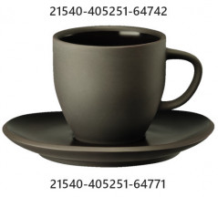 Šálka káva Junto Slate Grey 0,24 lt kamenina bridlicovo sivá