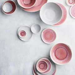 Miska Junto Soft Shell 10 cm porcelán béžovo ružový