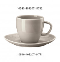 Šálka káva Junto Soft Shell 0,23 lt porcelán béžovo ružový