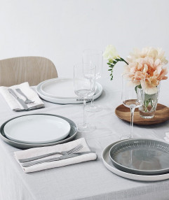 Tanier Joyn White plytký 20 cm porcelán biely