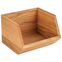 Box bufet 17,5x15,5 cm, výška: 12,5 cm drevo dub svetlý olejovaný