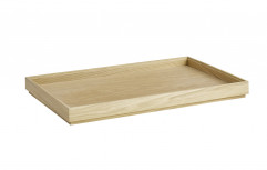 Box/nádoba VALO 53x32,5cm, výška:4,5cm drevo dub svetlý olejovaný