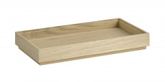 Box/nádoba VALO 32,5x17,6cm, výška:4,5cm drevo dub svetlý olejovaný
