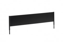 Tabulka zasúvacia VALO, 57x1cm, výška:19,5cm, čierny kov