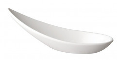 Lyžica párty FRIENDLY 11 x 4,5 cm, výška: 4 cm PET, farba biela recyklovaný materiál