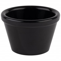 Miska dip FRIENDLY BOWL Ø6cm, výška:4cm, 0,05lt melamín, farba čierna recyklovaný materiál
