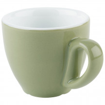Šálka SNUG káva Ø 9,5 cm, výška: 6 cm, 0,2 l, porcelán, farba zelená