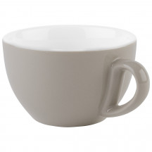 Šálka SNUG cappuccino Ø 10,5 cm, výška: 6,5 cm, 0,3 l, porcelán, farba šedá