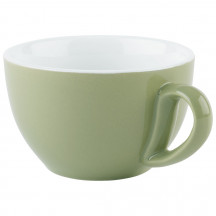 Šálka SNUG cappuccino Ø 10,5 cm, výška: 6,5 cm, 0,3 l, porcelán, farba zelená