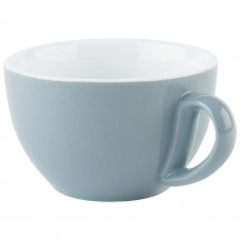 Šálka SNUG cappuccino Ø 10,5 cm, výška: 6,5 cm, 0,3 l, porcelán, farba modrá