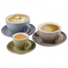 Šálka SNUG cappuccino Ø 10,5 cm, výška: 6,5 cm, 0,3 l, porcelán, farba modrá