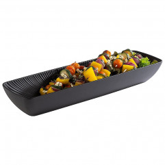 Gastronádoba NERO GN 2/4 53 x 16,2 cm, hĺbka: 7,5 cm, 3,5 l melamin, farba čierna