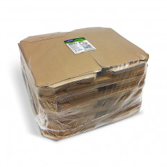 Papierový sáčok s 68mm krížovým dnom kraft 20 x 29 cm `1,5kg` [1000 ks]