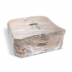 Papierový sáčok s 92mm krížovým dnom kraft 22,5 x 37,5 cm `2,5kg` [1000 ks]
