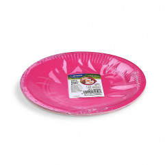 Papierový tanier (FSC Mix) fuchsia Ø23cm [10 ks]
