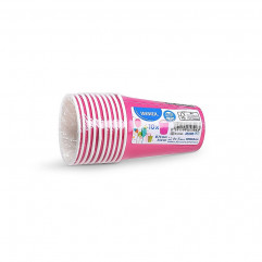 Papierový pohár (FSC Mix) fuchsia Ø74mm 240ml [10 ks]