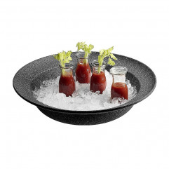 Miska FROSTFIRE 18 cm, výška 10 cm, 5,6 l, hliník s nepriľnavým povrchom, farba čierno strieborná