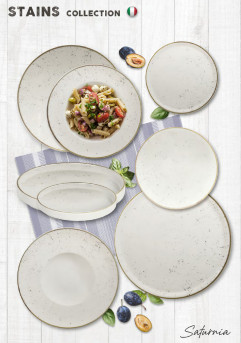 Tanier NAPOLI STAINS cestoviny 26,5 / 5 cm farebný