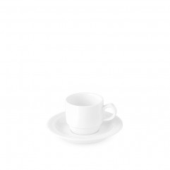 Šálka AQUA 11cl/6,4 cm, farba biela