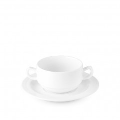 Šálka AQUA 0,35lt/10,3 cm polievka, farba biela