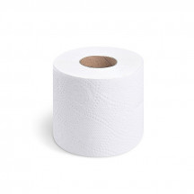 Toaletný papier (FSC Mix) 3vrstvý biely Ø10,5cm 17m 150 útržkov [24 ks]