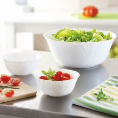 Miska CADIX 12 cm/33 cl opál biela