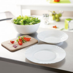 Tanier CADIX 23,5 cm/84 cl hlboký opál biely