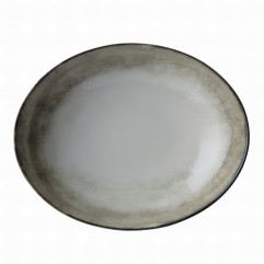 Tanier hlboký oválny 25x20 cm Shade Earth, porcelán