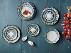 Tanier hlboký 22 cm Mediterraneum, porcelán