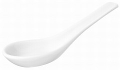 Lyžica dip 13 cm biela