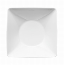 Tanier štvorhranný 9 x 9 x 1.5 cm Omnia biely