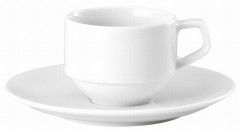 Šálka espresso Ø 6.5 cm / 5 cm, 0,10 l Rotondo biela
