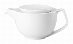 Konvica čaj 0,4 l / Ø 12 cm / 8 cm Rotondo biela