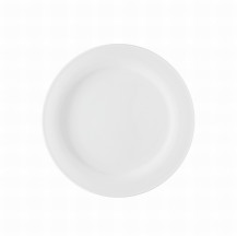 Tanier plytký 19 cm Uovo biely