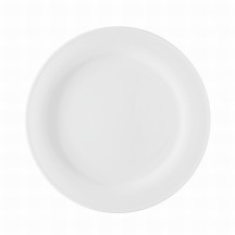 Tanier plytký 25 cm Uovo biely
